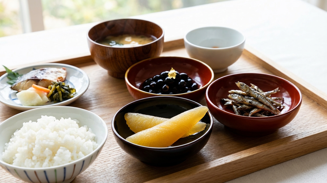 祝い肴三種が持つ特別な意味と朝食への取り入れ方