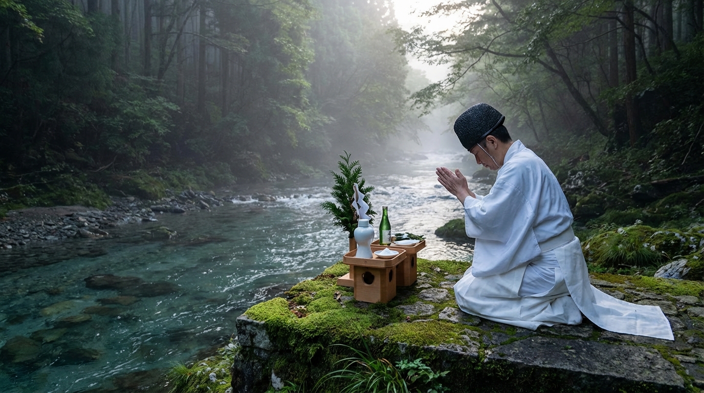 天津祝詞（禊祓詞）を唱える理想的な場面