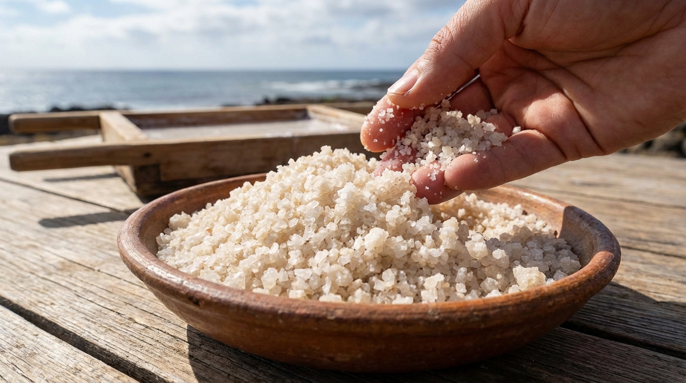 理想的な塩の種類「粗塩・天日塩」の選び方