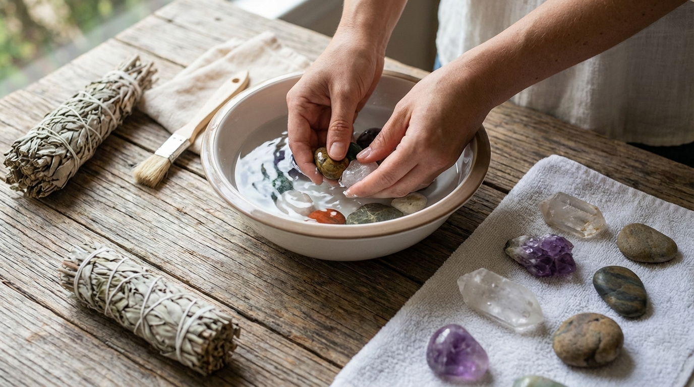 大切な石を守る！作業前にしておきたい石の浄化と準備