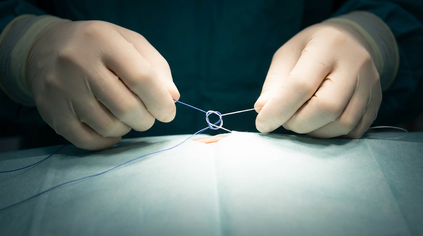 簡単で解けにくい！おすすめの結び方「外科結び」の手順