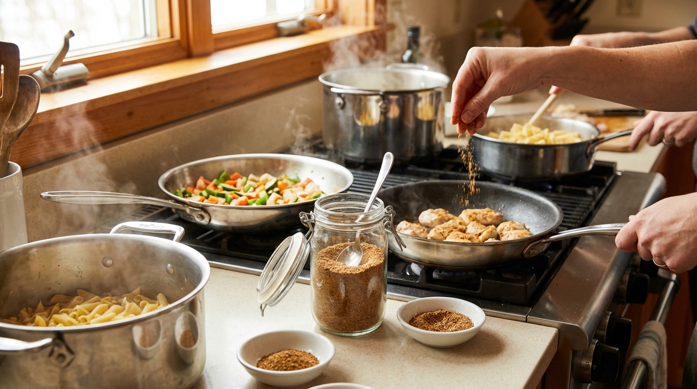 同じ調味料を使って時短を実現する「同時並行調理」のコツ