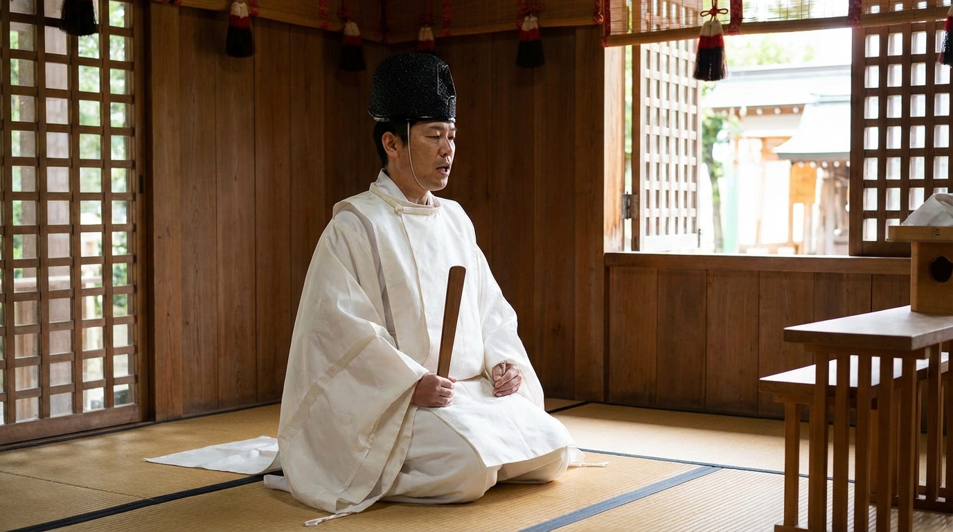 祝詞を唱えるときの適切な発声と姿勢