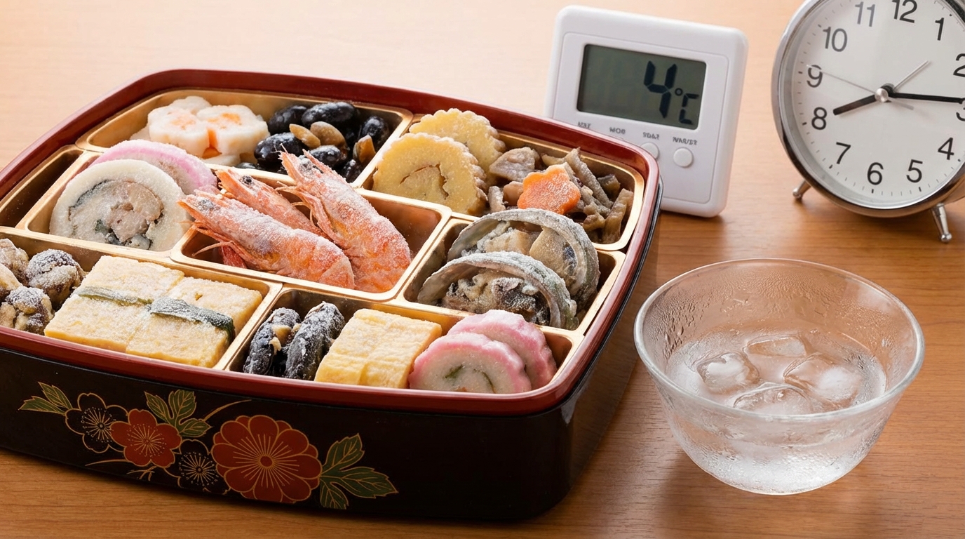 冷凍おせちの解凍にかかる時間と注意点