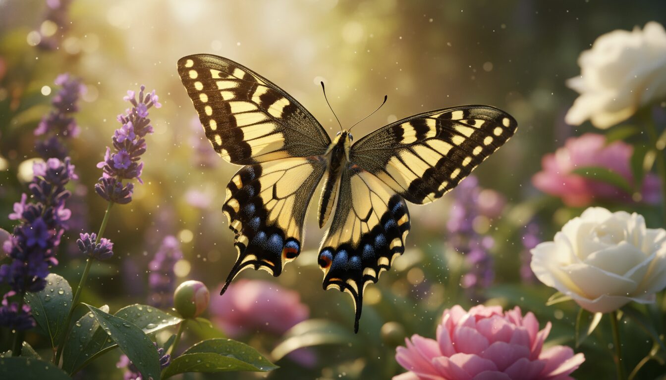 記事: アゲハ蝶横切る スピリチュアル