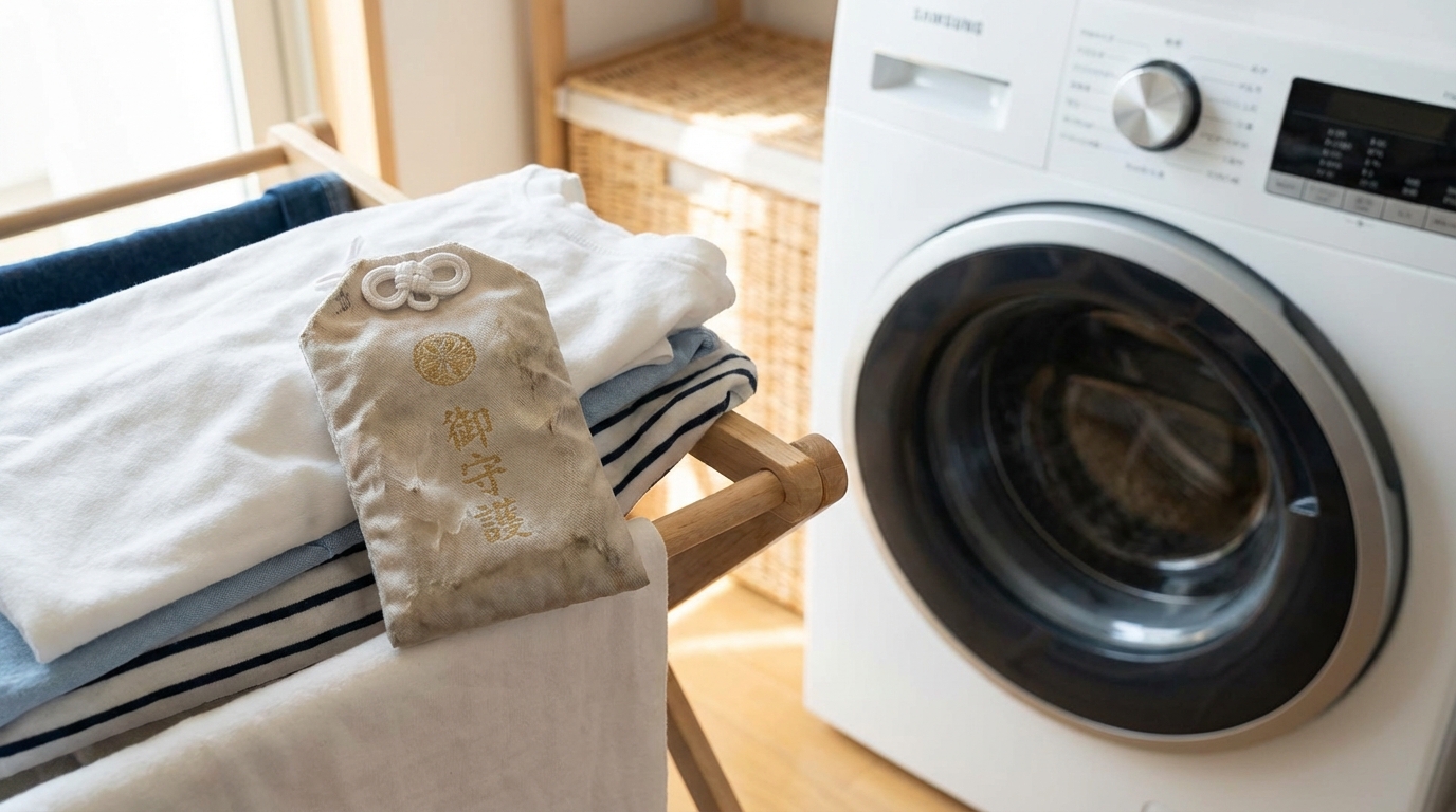 お守りを洗濯してしまった時にすぐやるべき応急処置と正しい乾かし方