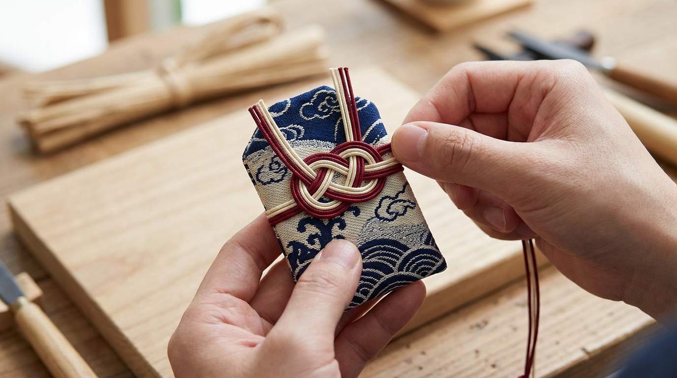 お守りの紐の結び方（後ろ）「二重叶結び」の意味と由来を深掘り