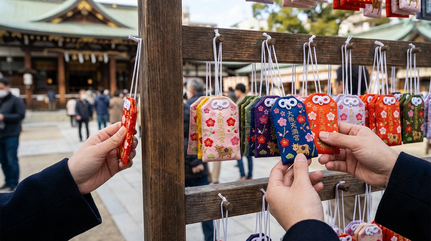 大阪天満宮のお守りで特に人気が高い種類と選び方のポイント