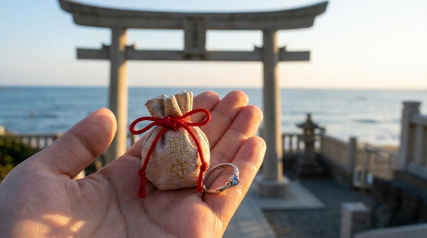 江ノ島神社の指輪お守りが持つ驚きの効果と授与所の違い