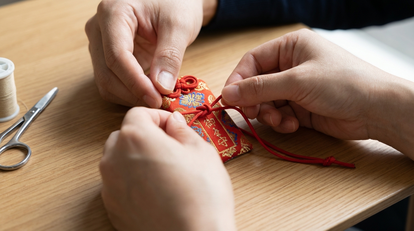 お守りの紐を短くする結び方の基本と不安を解消する作法
