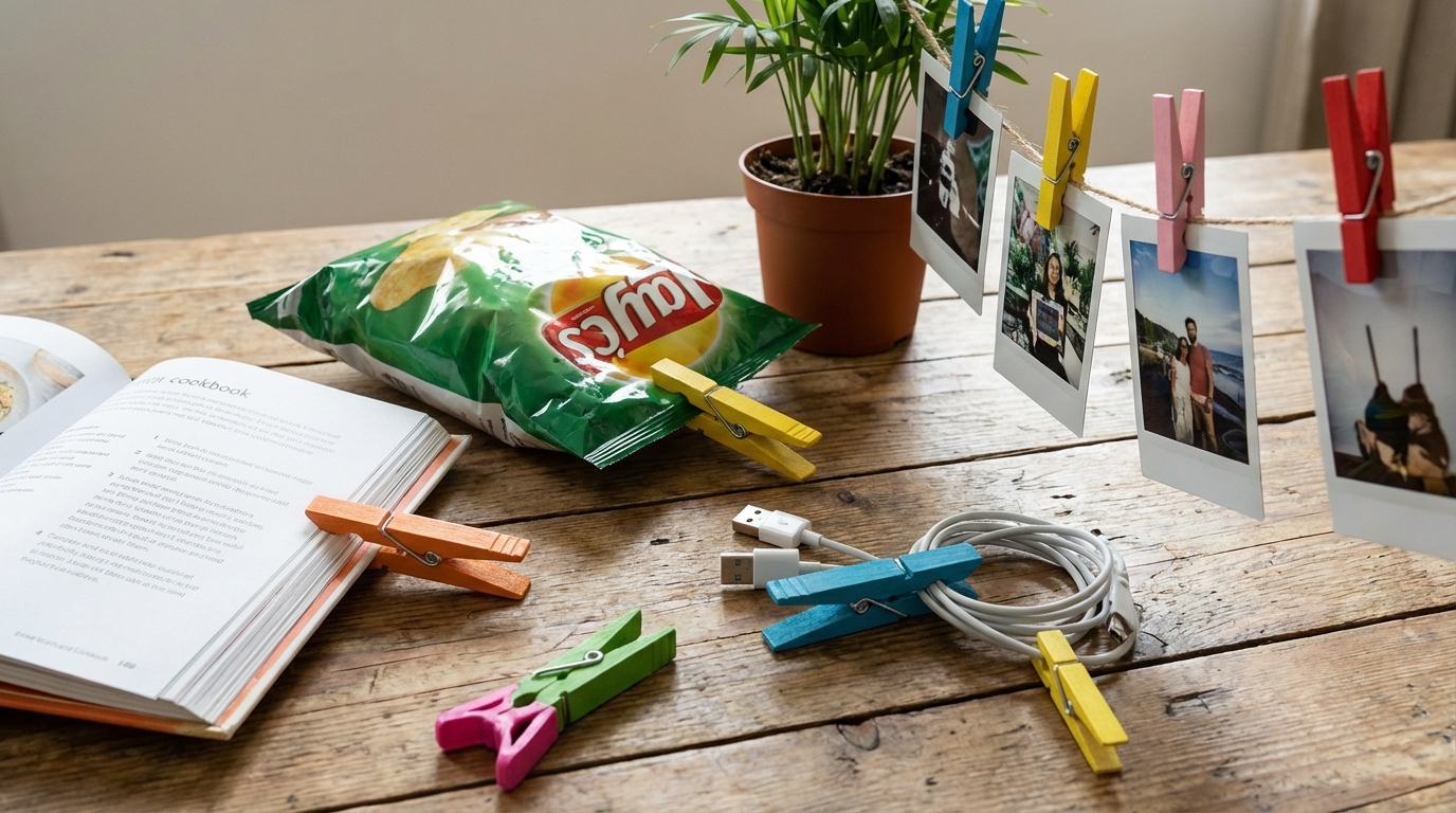 洗濯バサミが大活躍！挫折を防ぐ秘密の裏技