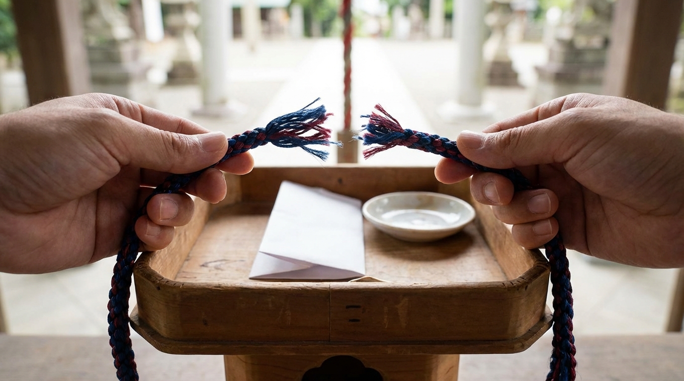 紐が切れた時に知っておきたい正しい返納方法