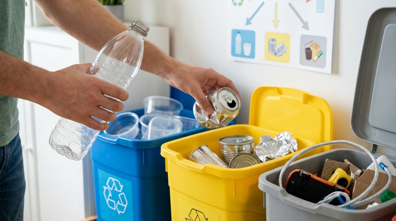 金属やプラスチックが含まれる場合の分別ルール