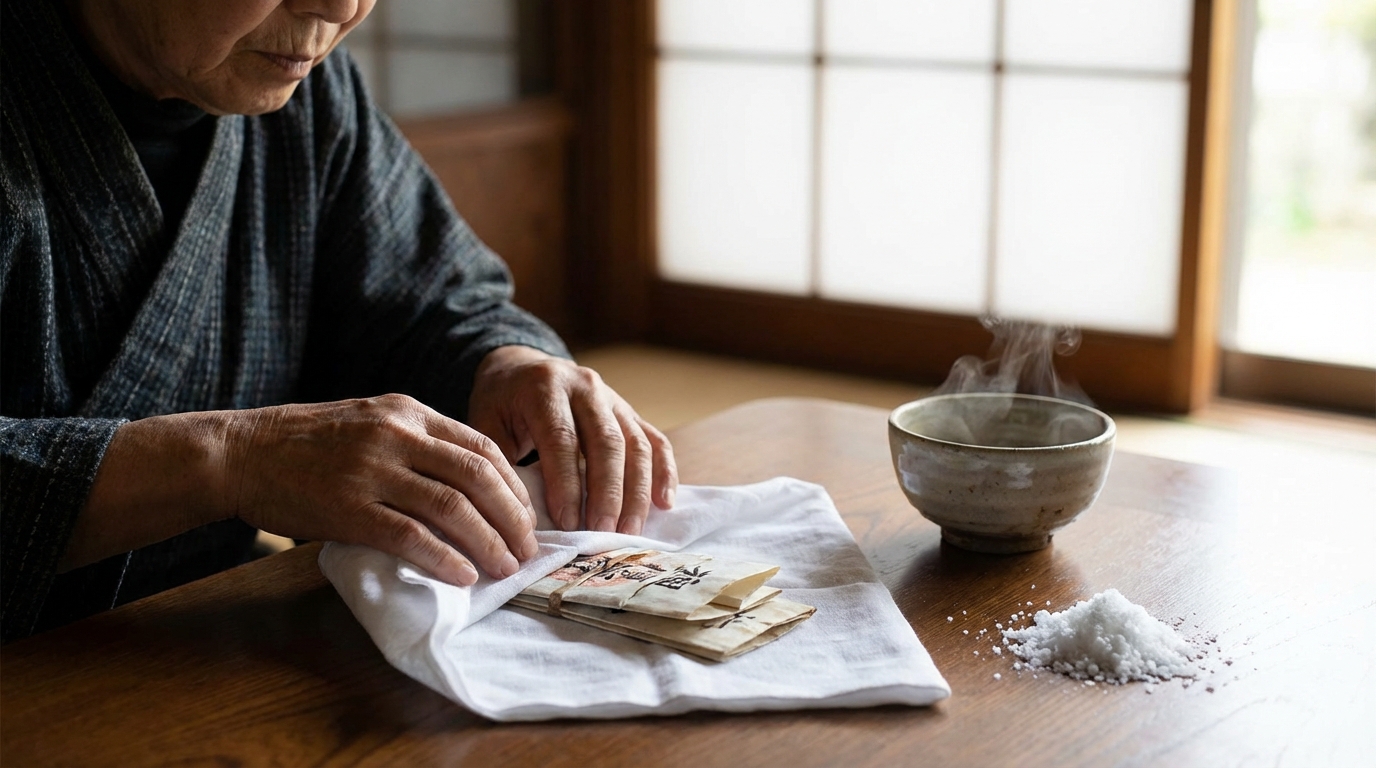 古いお札の正しい処分方法と自宅での清め方