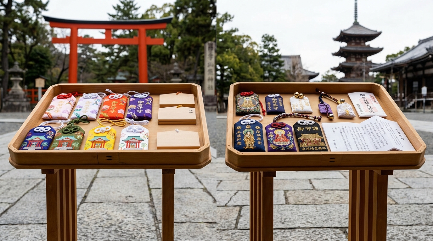 神社のお守りとお寺のお守りを見分けるための重要ポイント