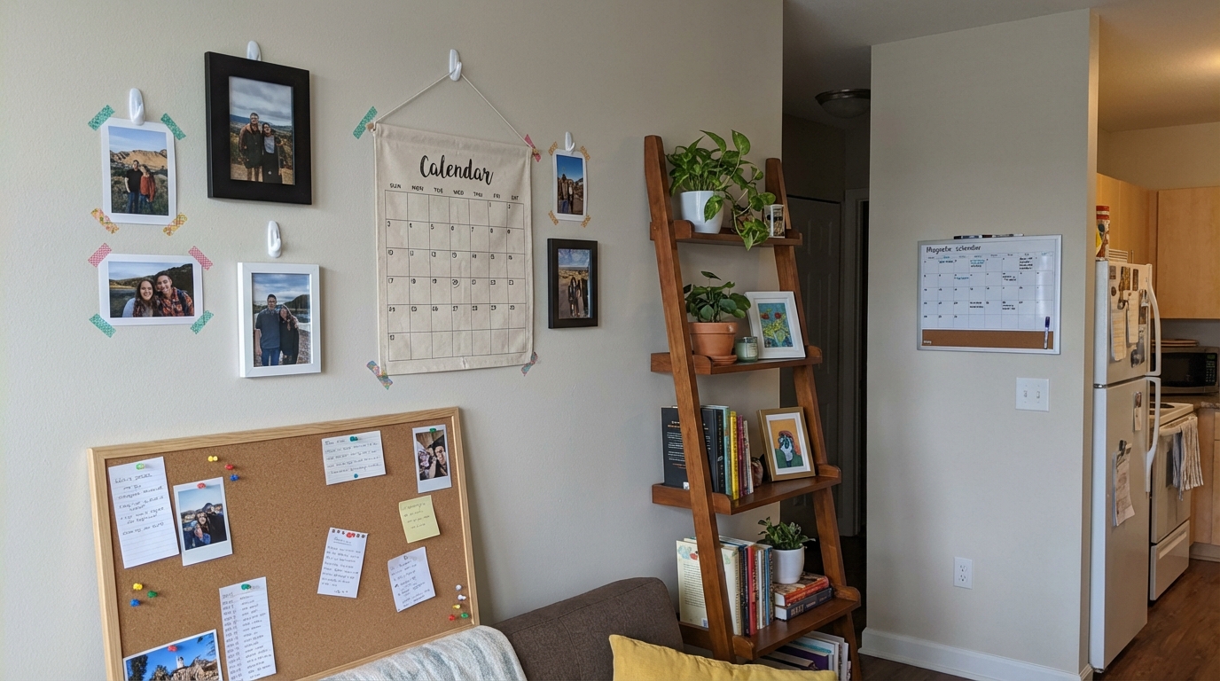 賃貸マンションやアパートで貼る場所がない時の対処法