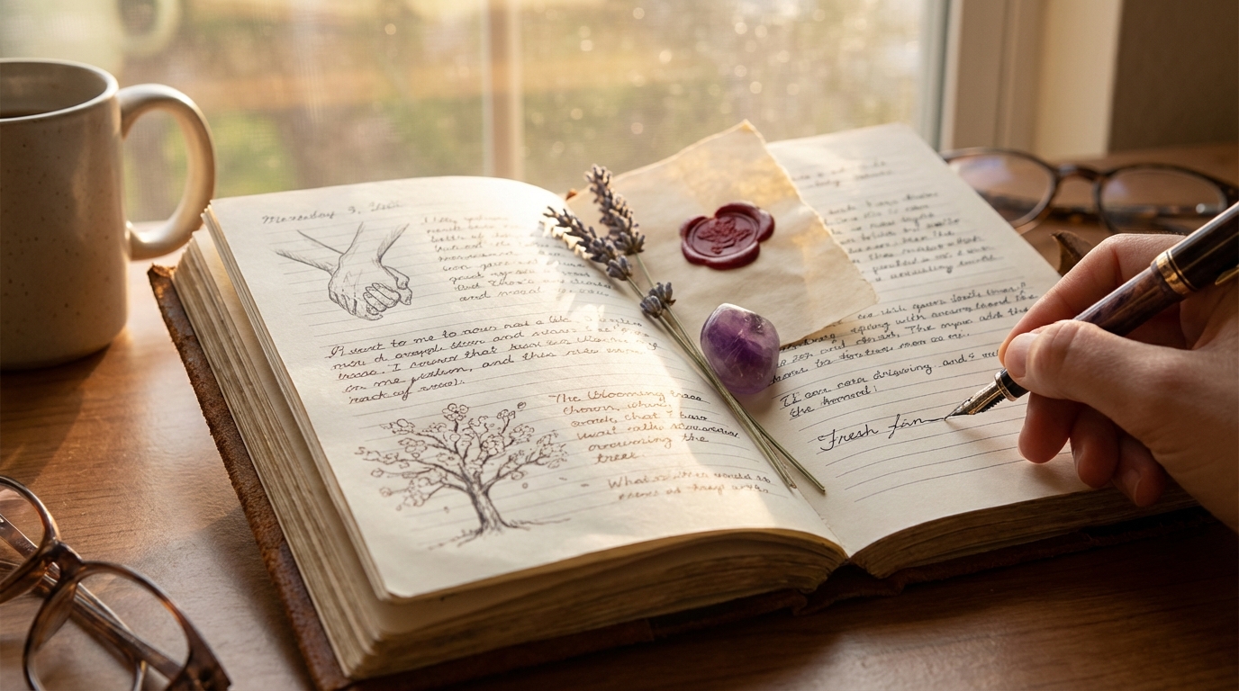 未来のご縁を書き込む！手帳や日記帳に挟むスピリチュアルな効果