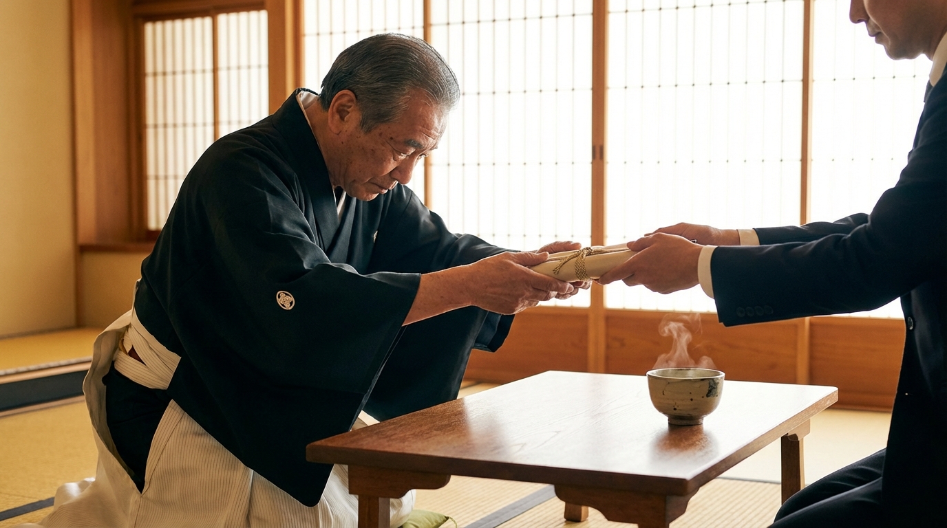 格式高い「拝受する」の使い方とシーン
