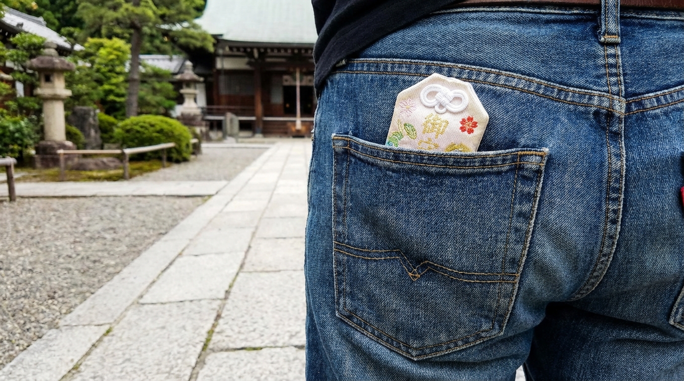 ズボンの後ろポケットは厳禁？神様を下敷きにしない工夫