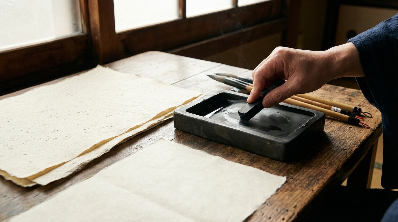 墨と和紙を使った本格的な準備のすすめ