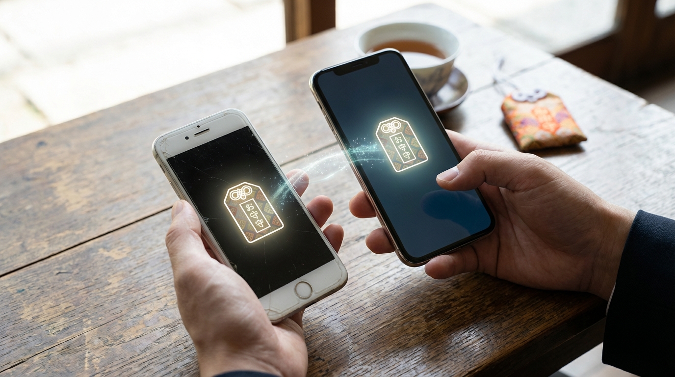 機種変更をした場合にお守りを引き継いでも良いのか