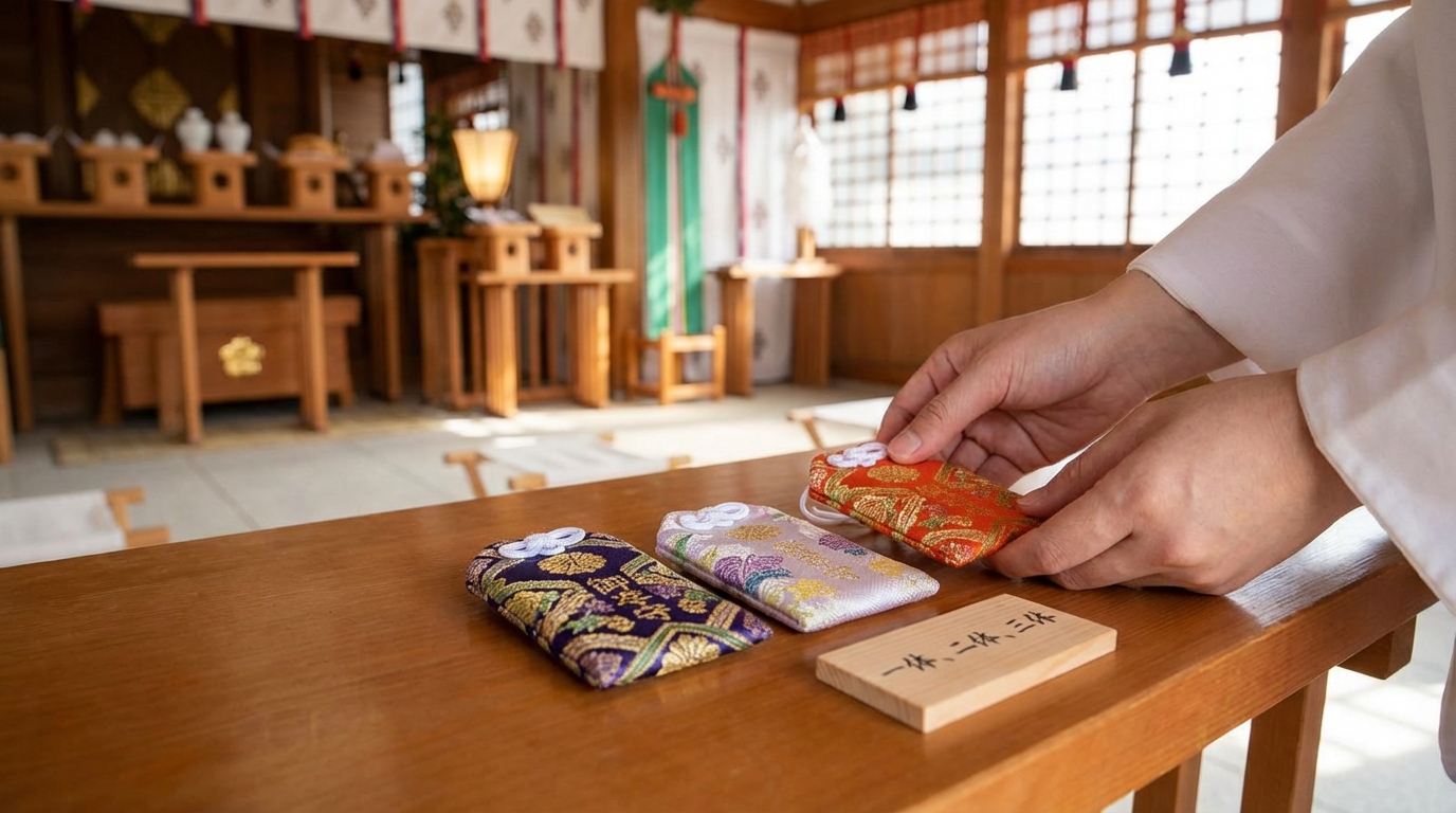 お守りの正しい数え方は「一体、二体」