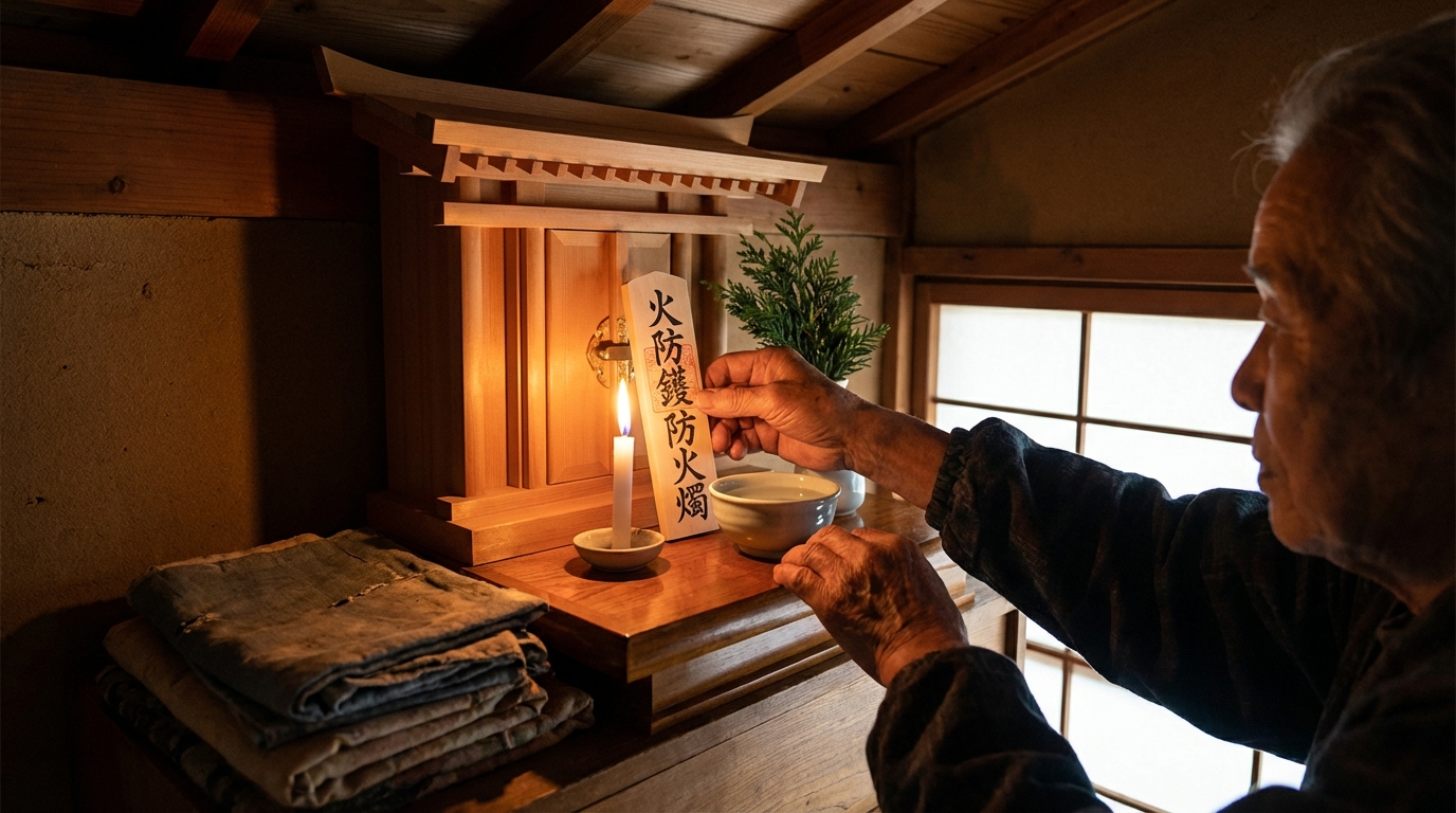 一緒に用意したい鎮防火燭の意味と防火のご利益