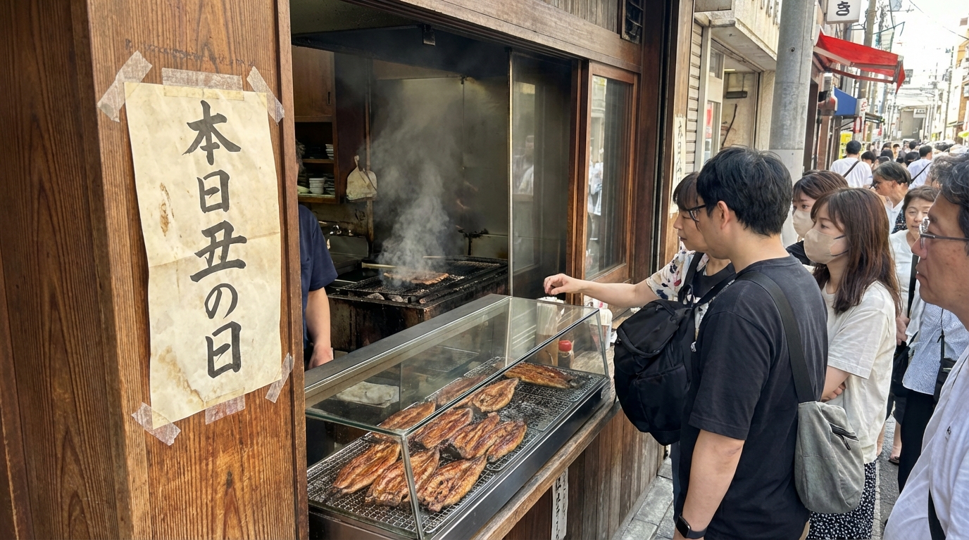 「本日丑の日」の貼り紙に隠された戦略