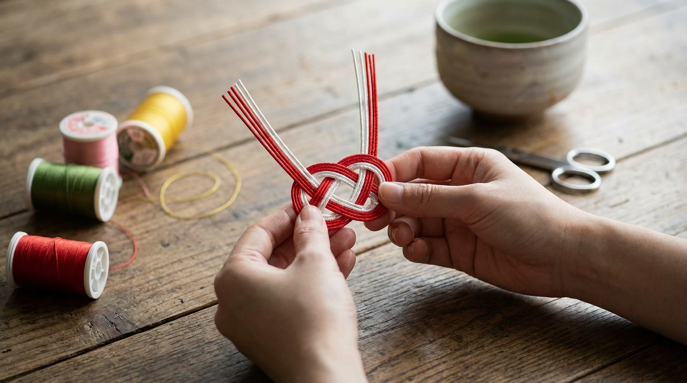 縁起が良い「二重叶結び」の意味と作り方