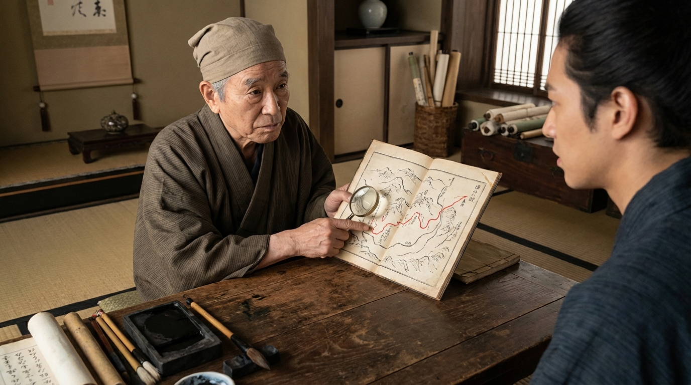 狂歌師・大田南畝（蜀山人）による別ルートの説