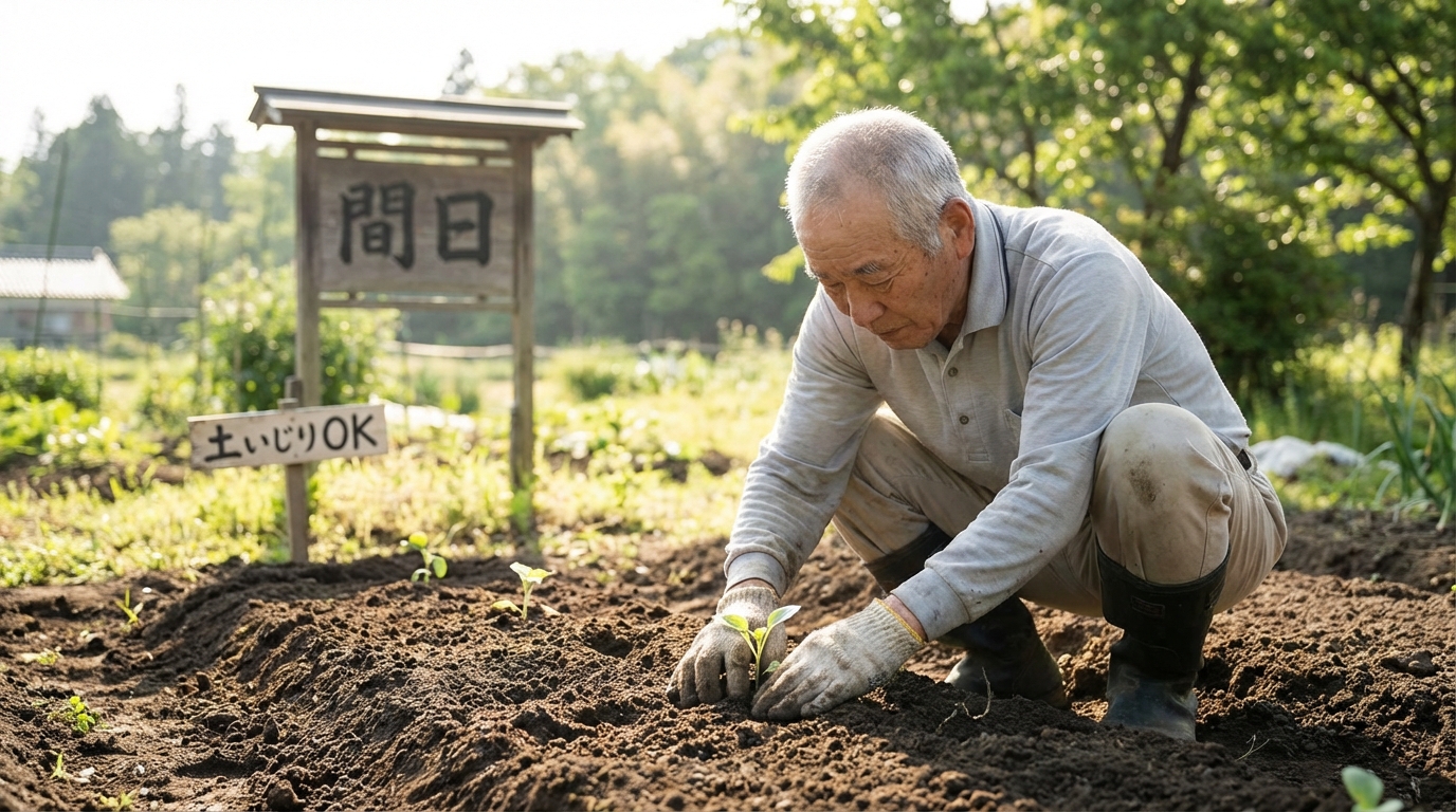 救済措置の「間日（まび）」とは？土を触っても良い日