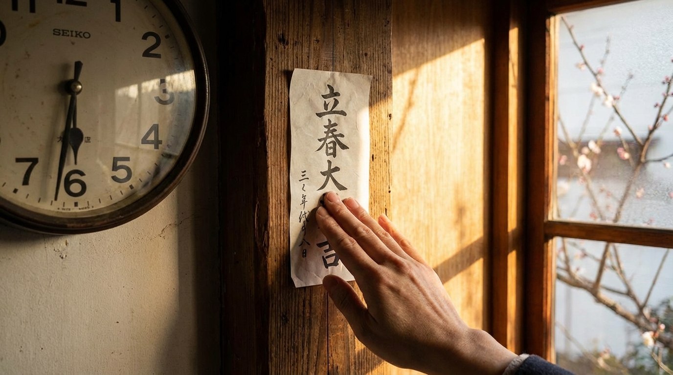 立春の当日に貼るのがベスト？時間帯や期限の目安
