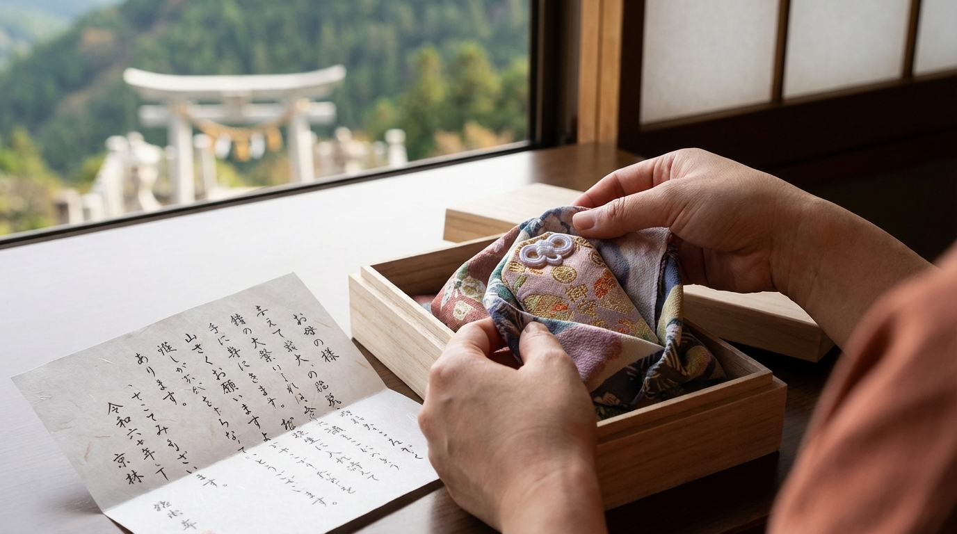 遠方の神社のお守りを贈る際の注意点