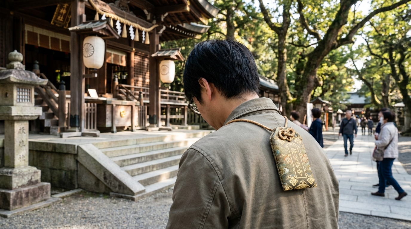 神社やお寺のお守りを首から下げるのは失礼にあたらない？