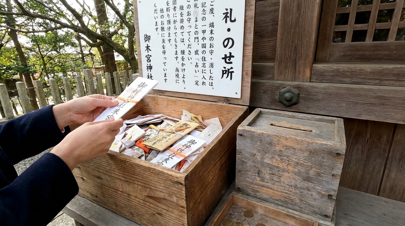 古札納所（こさつなしょ）の利用方法とお賽銭の目安
