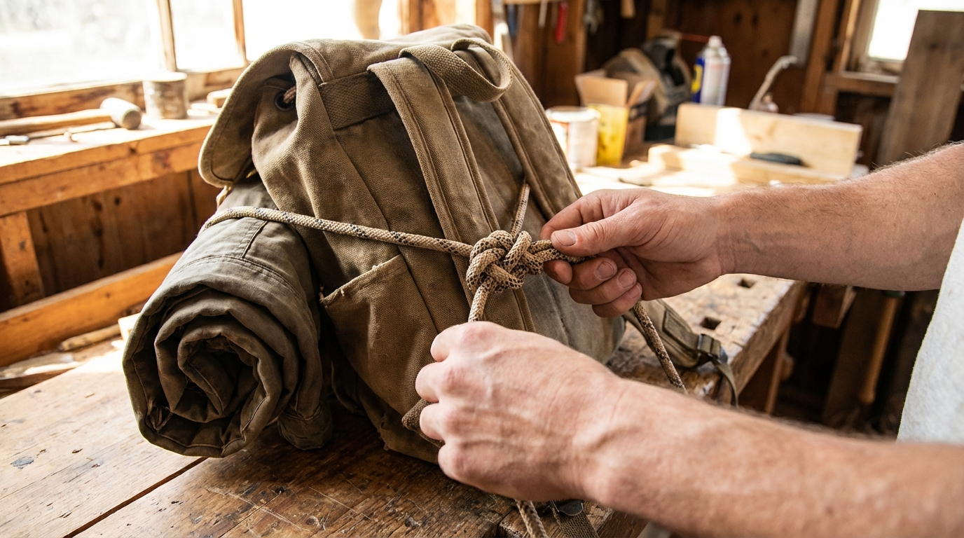 カバンやリュックに付ける際の最適な結び方