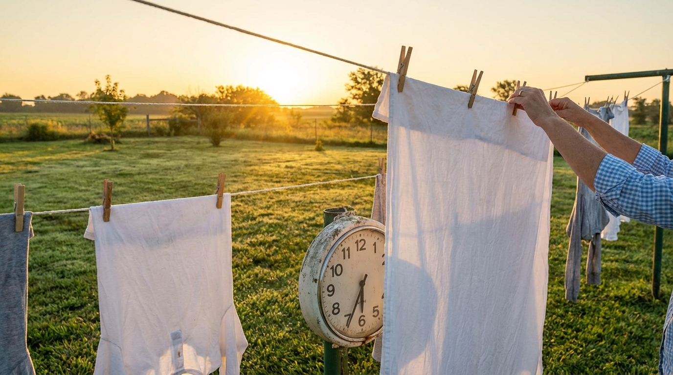 干し始めの時間とタイミング