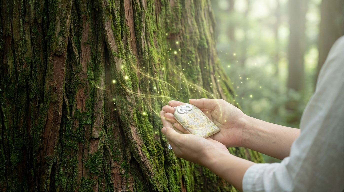 神木に宿る「氣」をお守りと共に持ち帰る方法