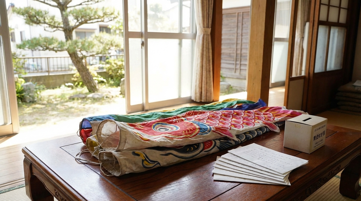 成長を見守った鯉のぼりを寄付したい理由