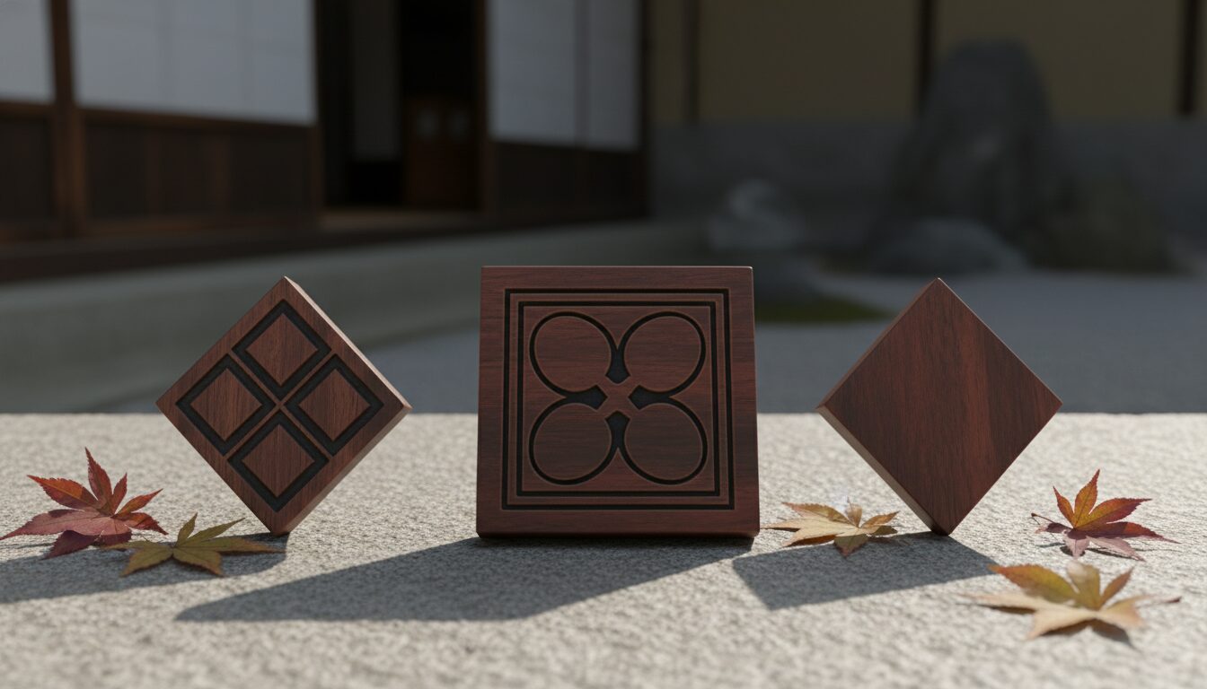 菱形が4つ集まった割菱や武田菱との違い