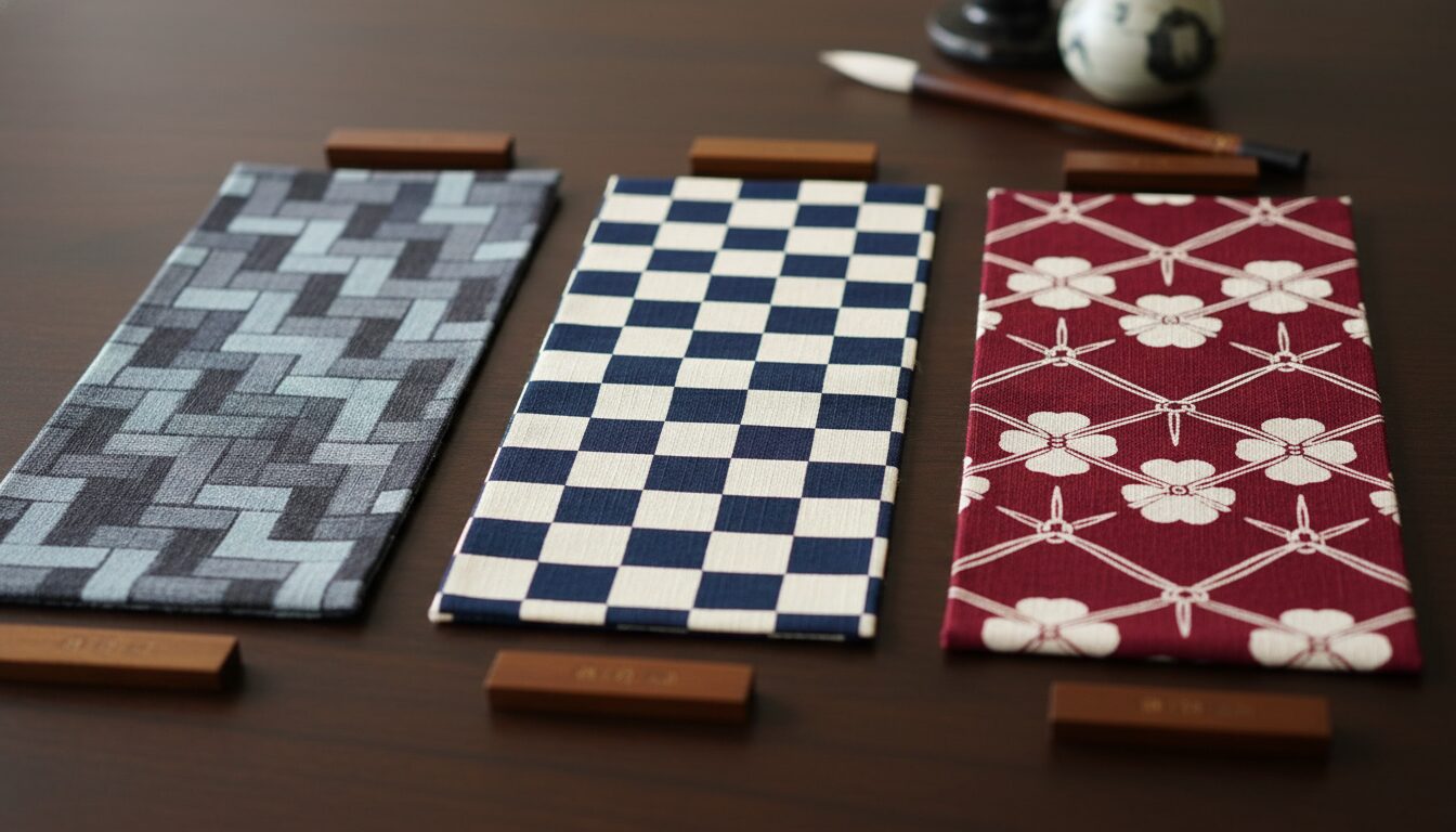 石畳紋や市松模様と目結紋の決定的な違い