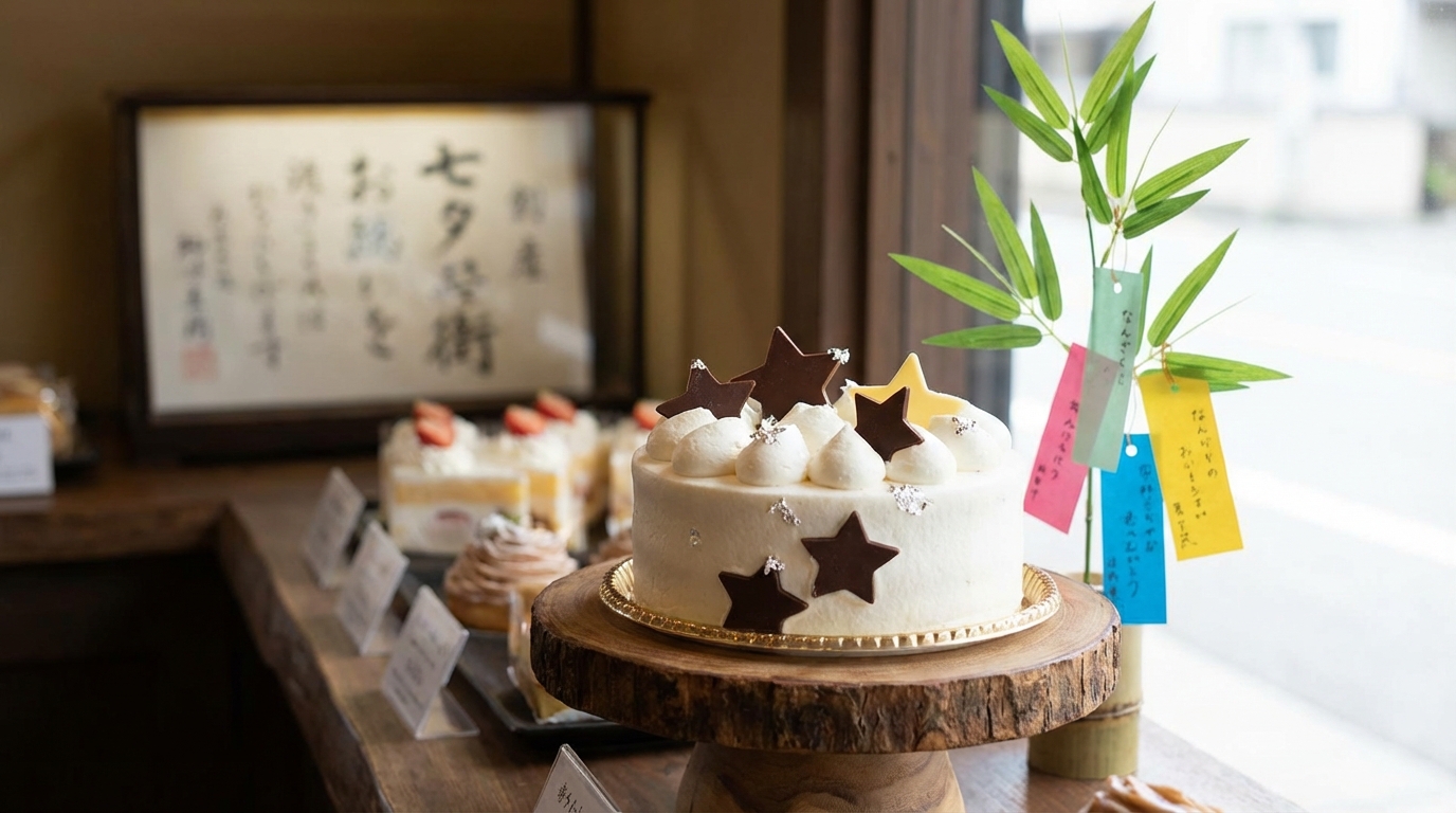 シャトレーゼや不二家など菓子専門店で選ぶ七夕ケーキ