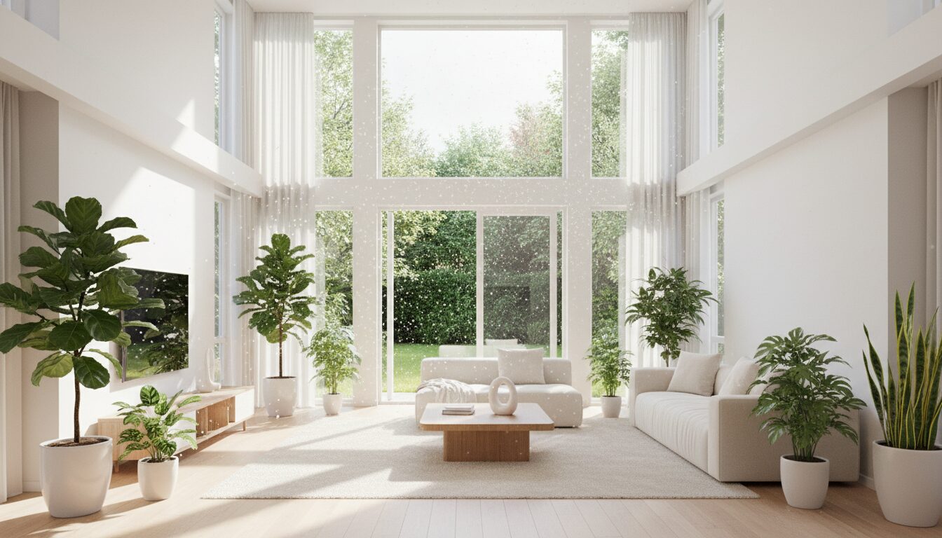 空間が浄化され部屋の空気感が劇的に変わる