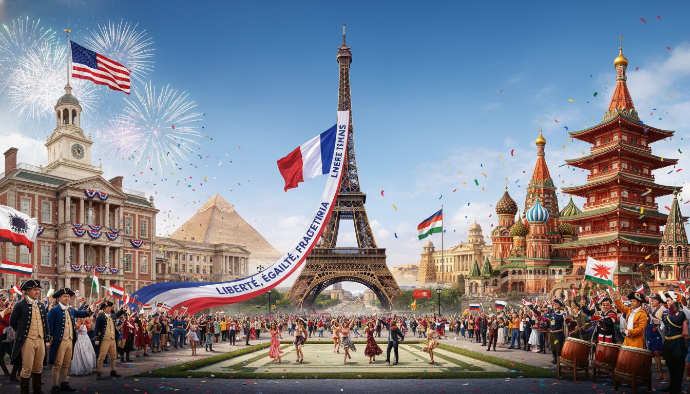 アメリカやフランスなど世界の建国記念日