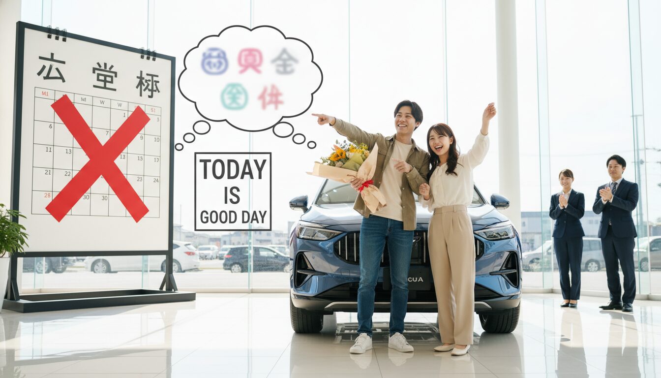 納車日に六曜を気にしない人の考え方