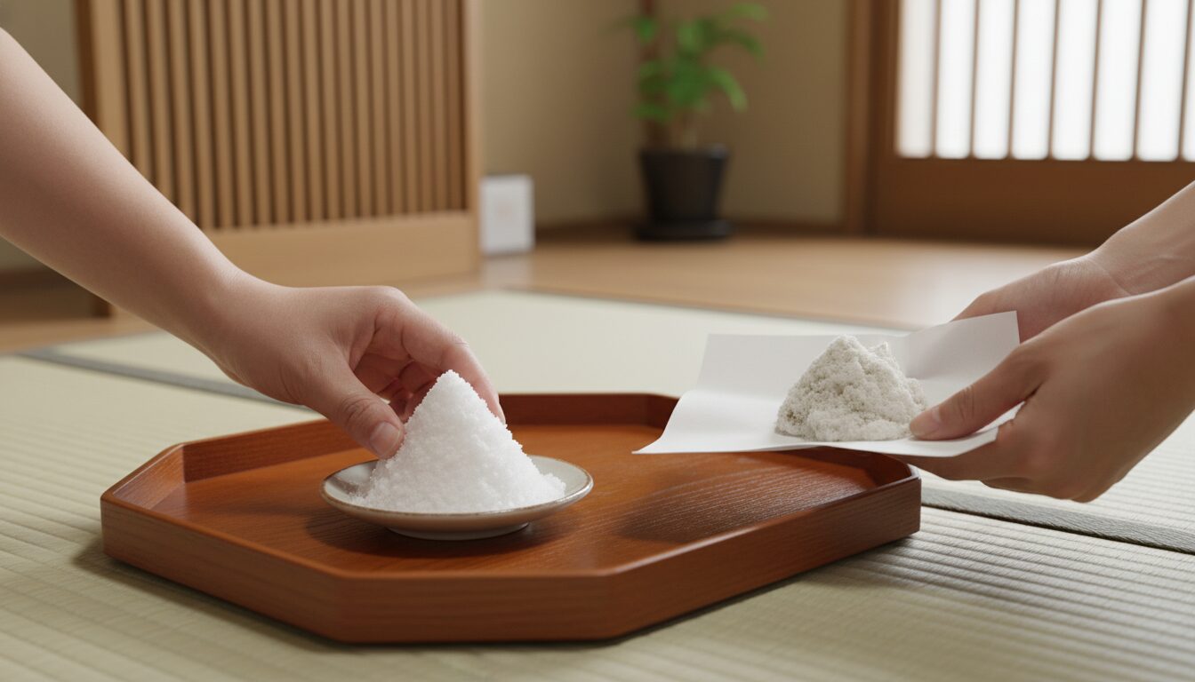 盛り塩を交換するタイミングと捨て方