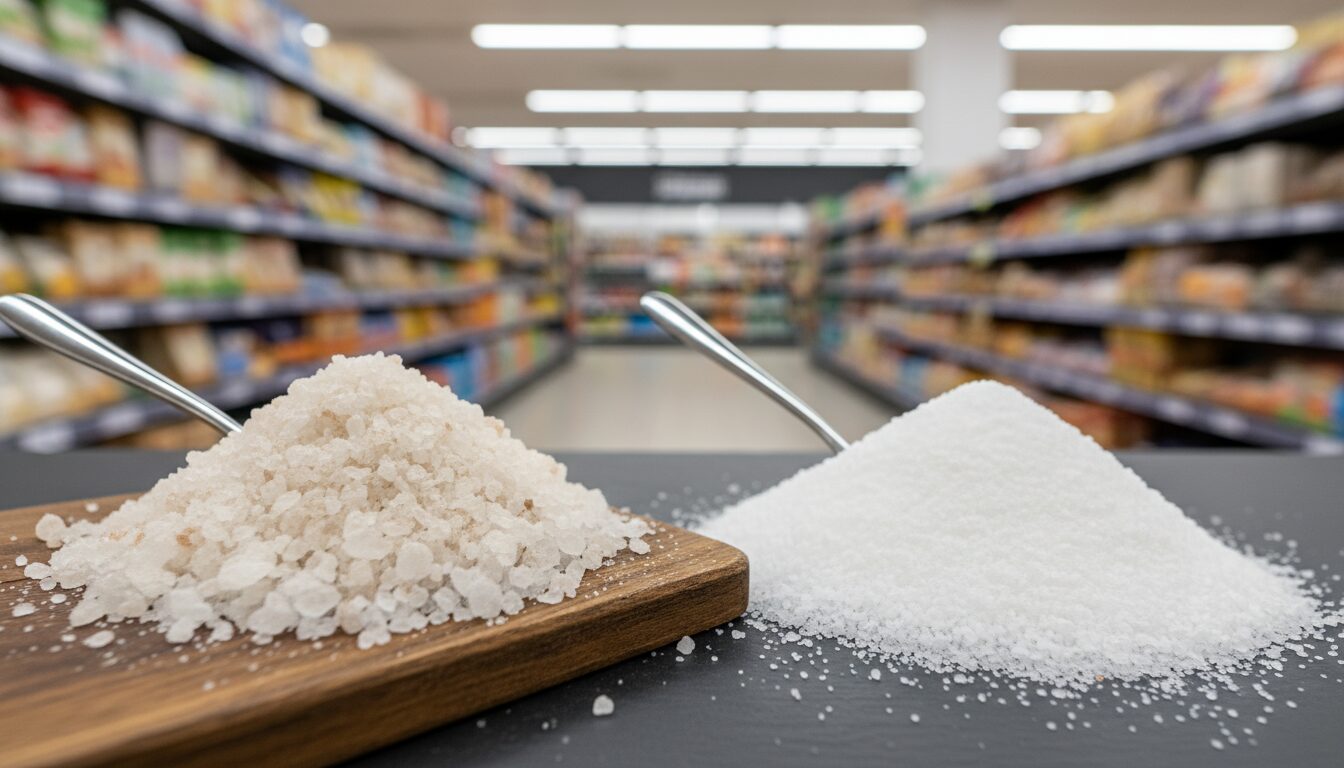 スーパーで買える粗塩と精製塩の違い