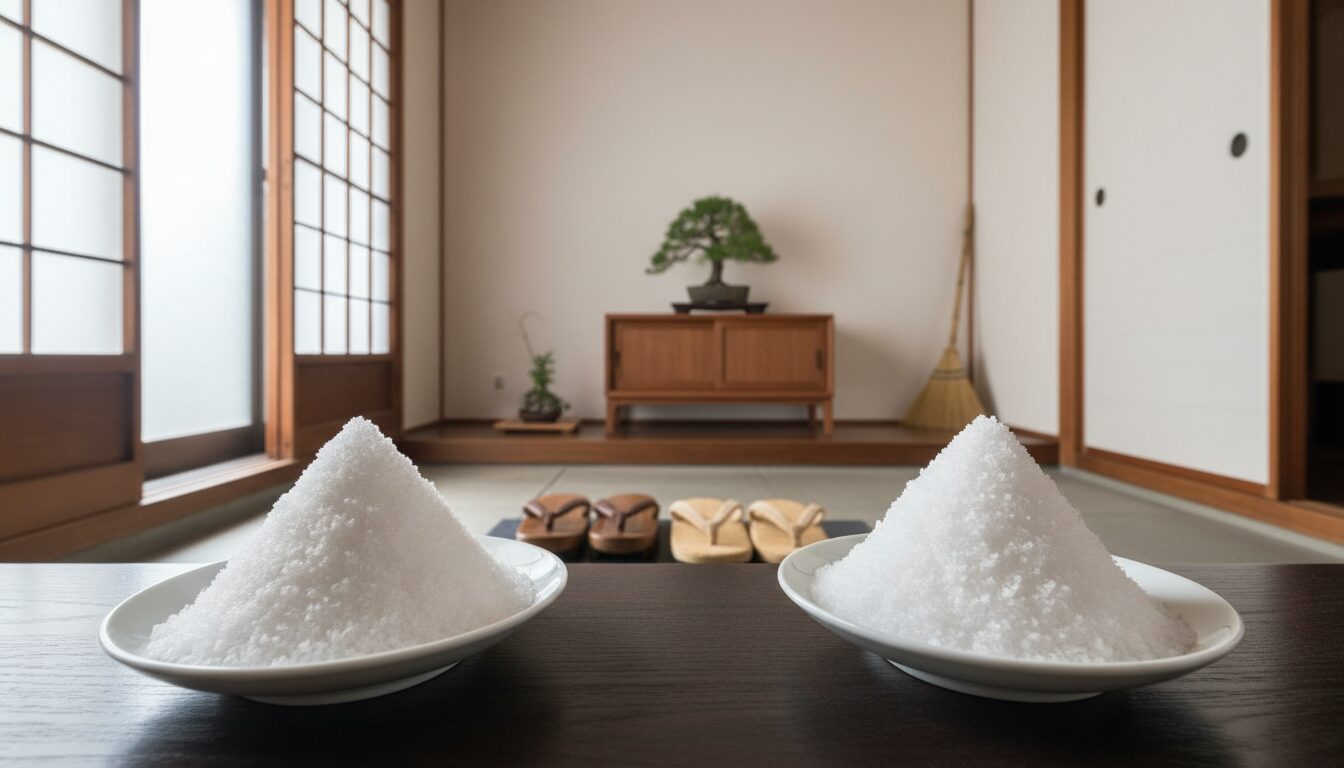 玄関やトイレでの正しい盛り塩のやり方
