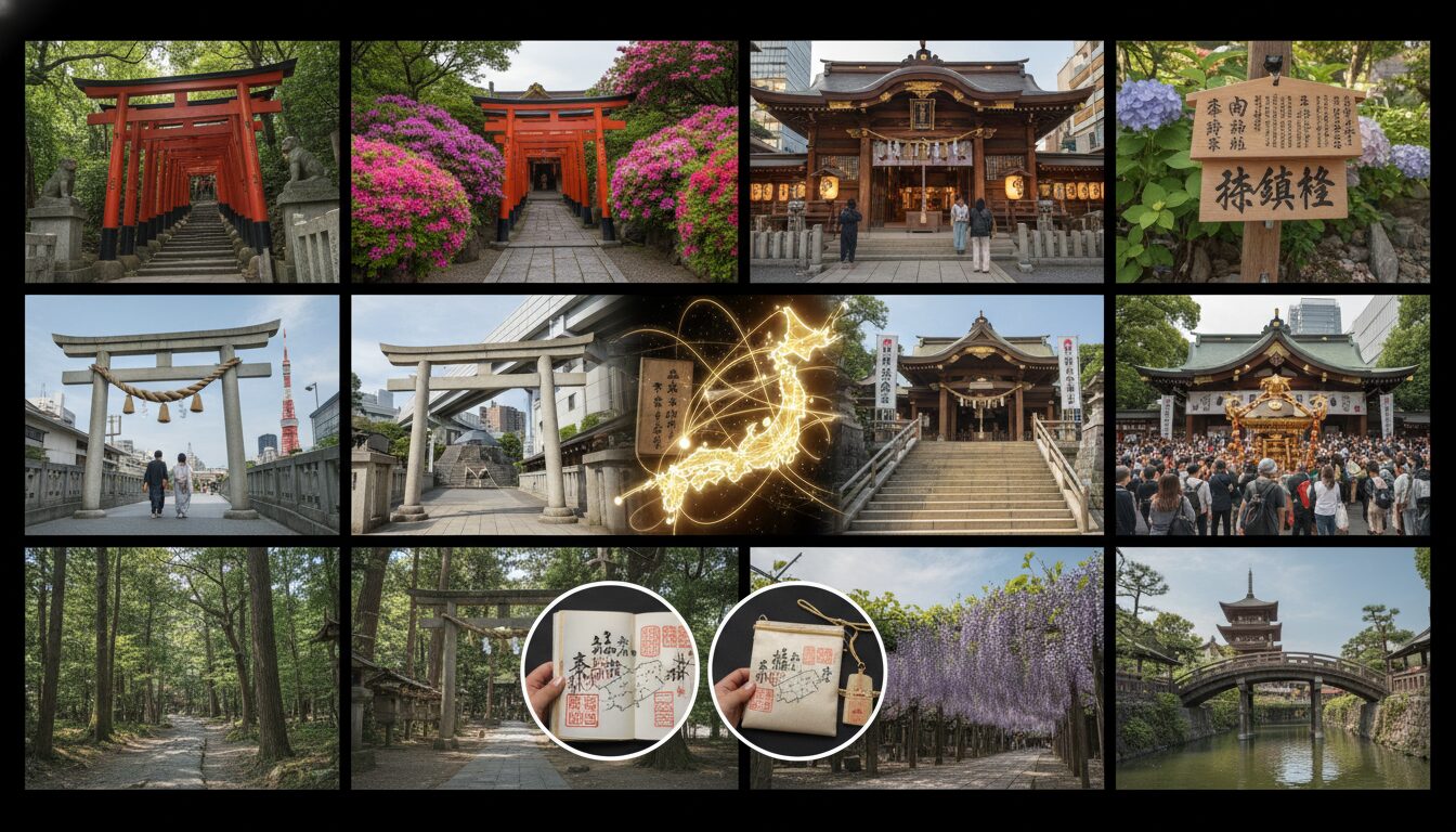 東京十社の結界巡りに関する情報のまとめ